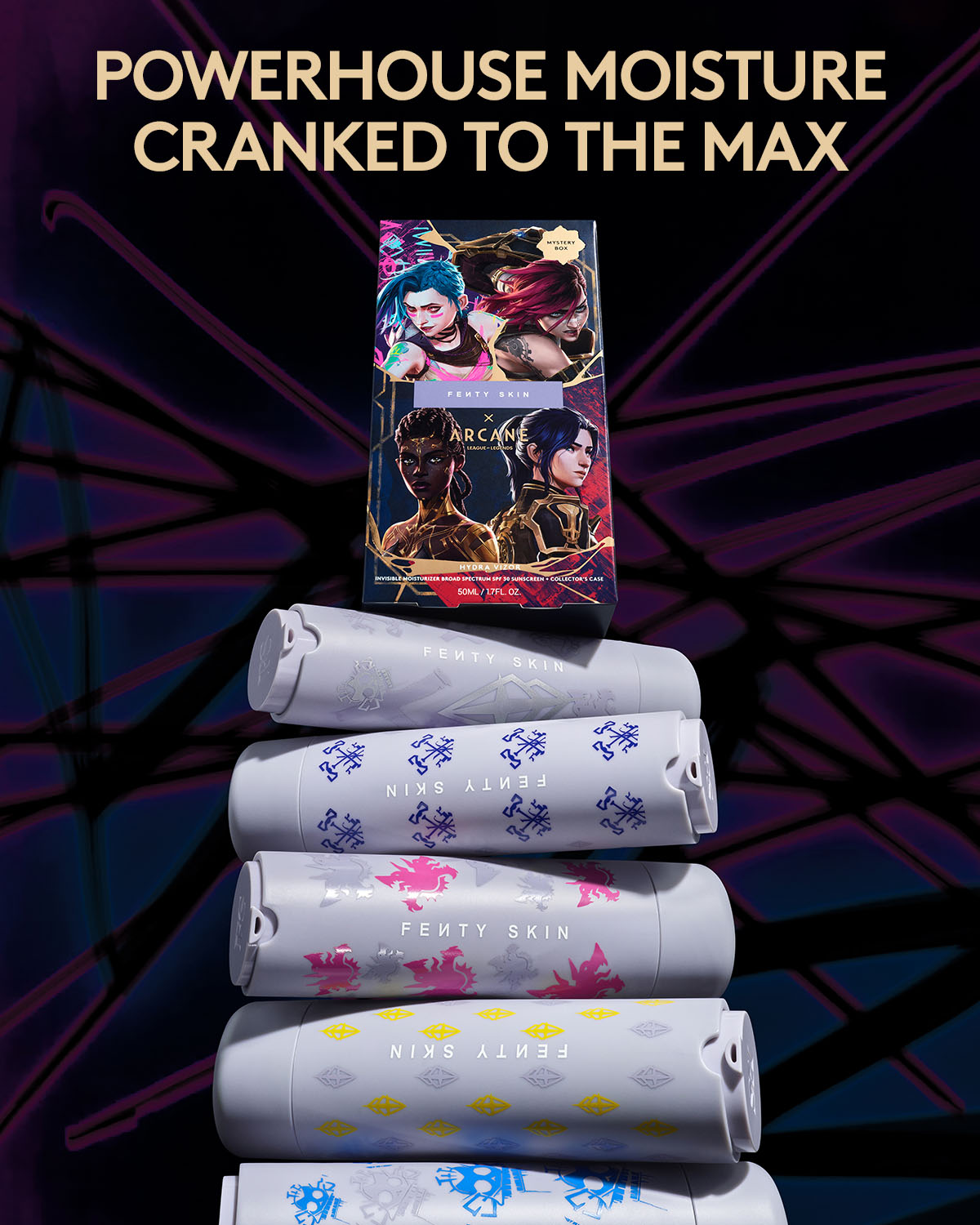 Arcane Hydra Vizor Mystery Box Moisturizer Sunscreen + Collector's Case