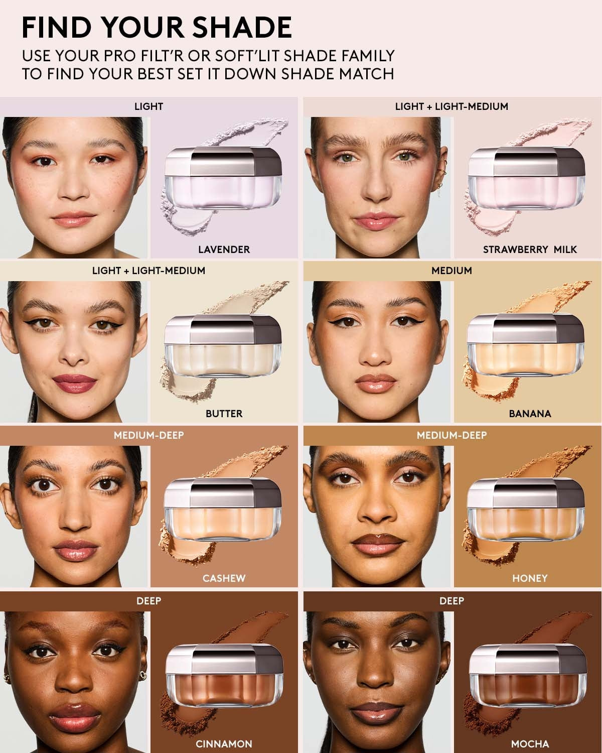 Set it Down Superfine Blurring Setting Powder — Mocha