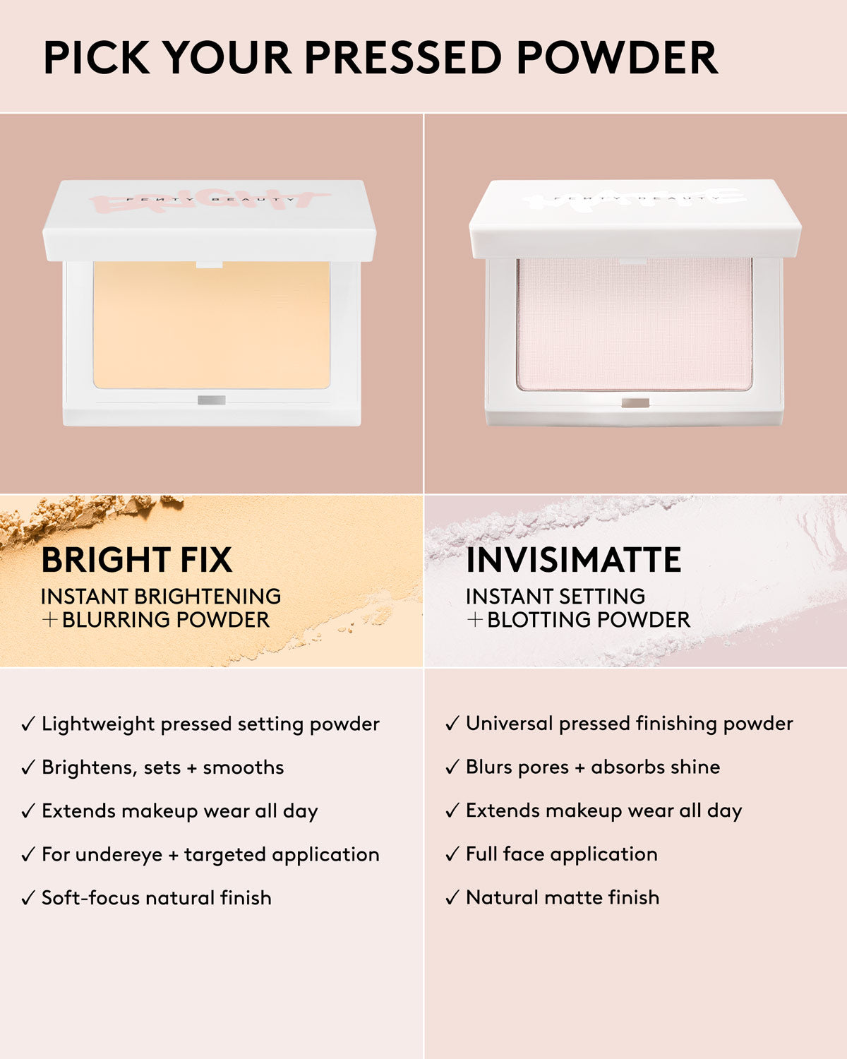 Bright Fix Instant Brightening + Blurring Powder — Cinnamon