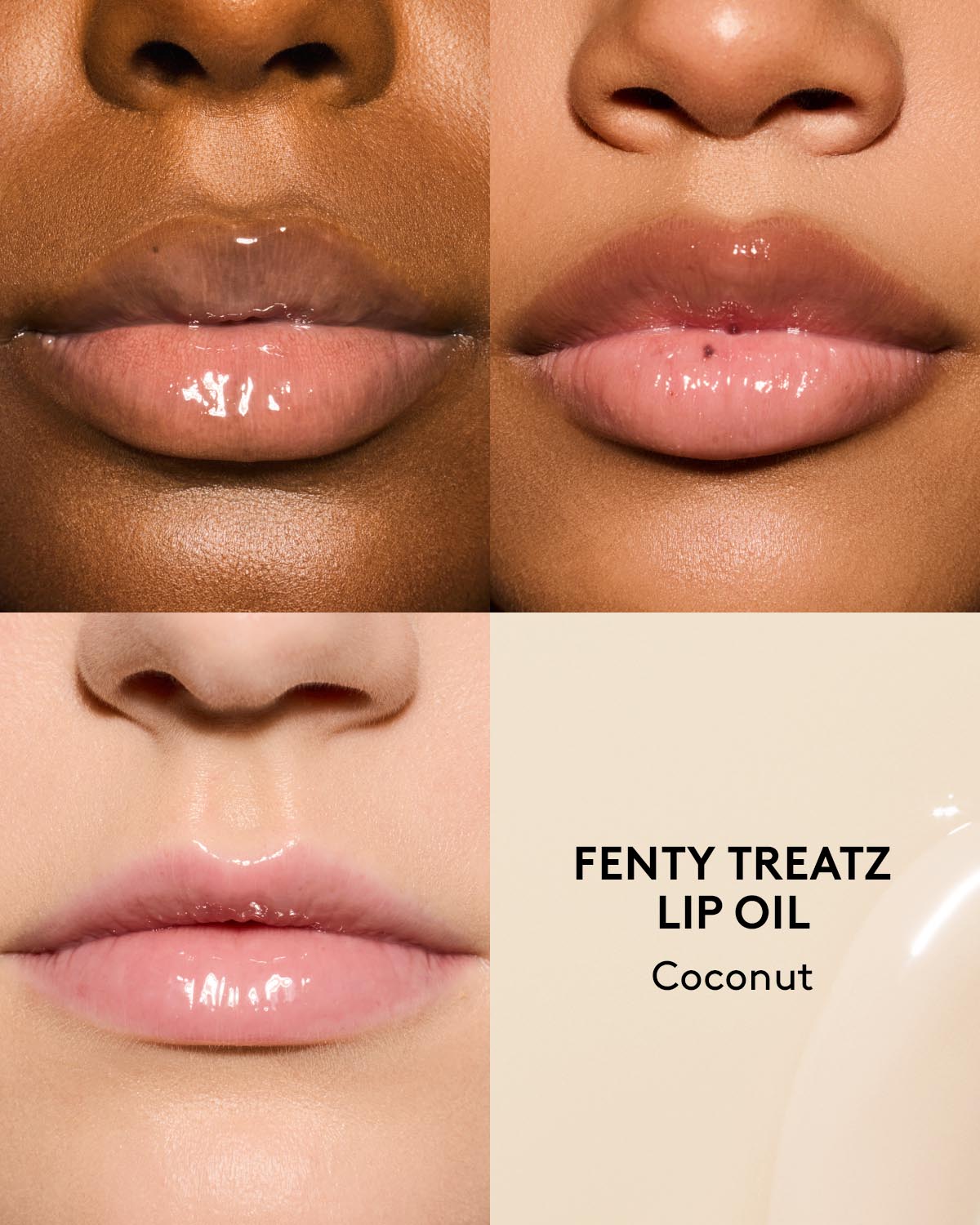 Fenty Treatz Hydrating + Strengthening Lip Oil — Coconut