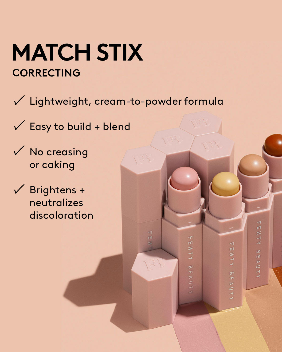 Match Stix Correcting Skinstick — Rose Quartz